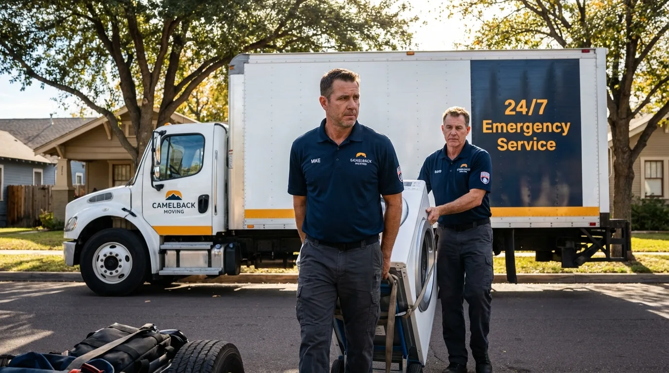 CamelBack Moving crew loading furniture in Elm City, NC
