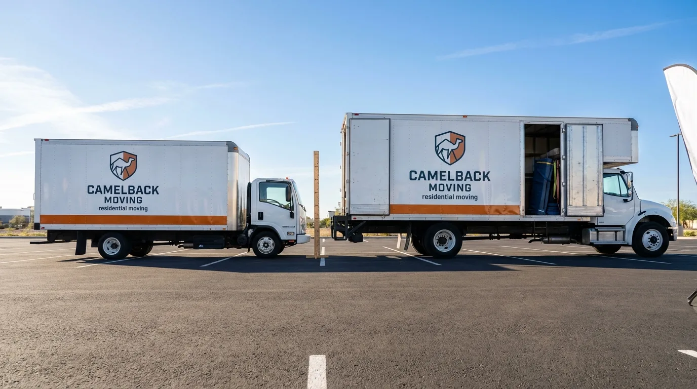 Moving truck size capacity guide in Elm City